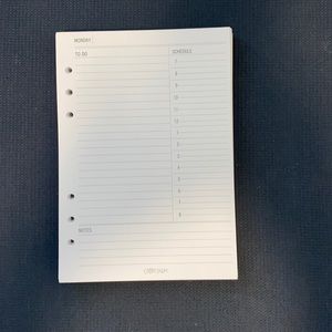 Carpe Diem Daily Undated A5 Inserts